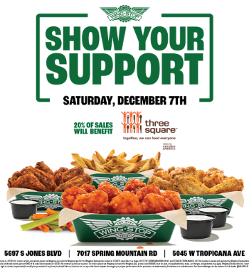 Wing Stop Supports Three Square